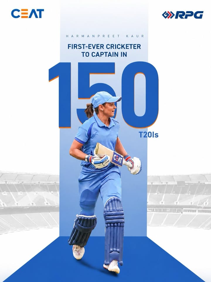 150 games. One captain. A record that stands alone. Congratulations Harmanpreet Kaur