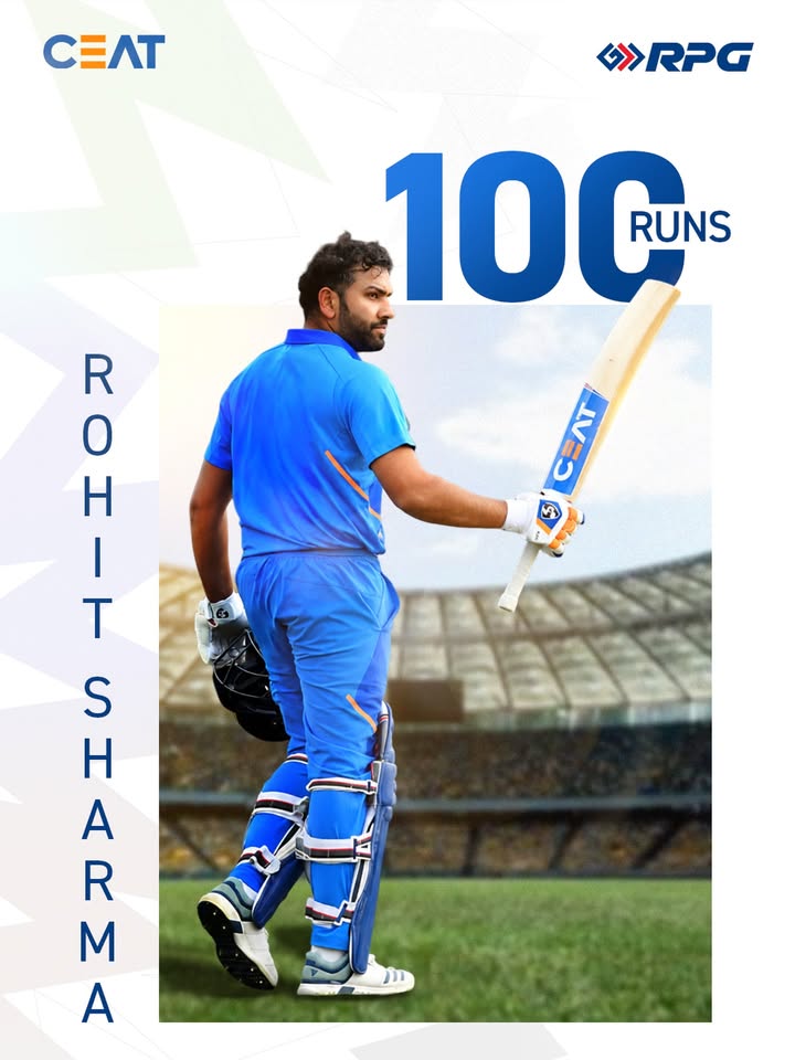 Big Score. Bigger Impact. Rohit Sharma, Hundred, INDvsWI, CEAT, This is RPG 