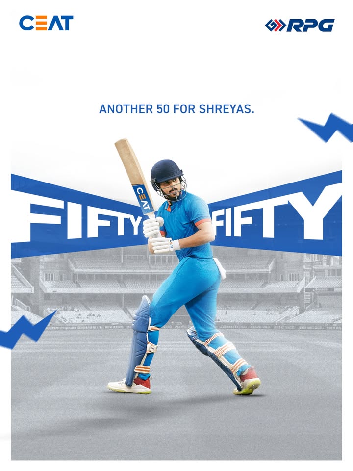 Shreyas in his zone. Shreyas Iyer, INDvWI, CEAT, This is RPG 