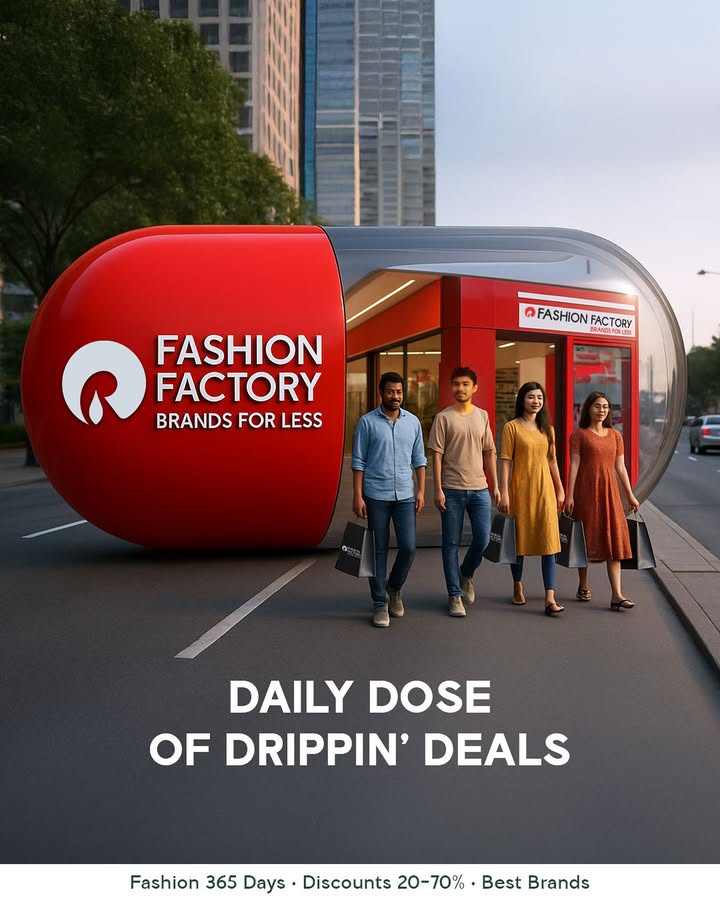 A capsule of deals just dropped. Catch the drip before it flips. Visit our nearest store today. Fashion 365 Days 20 70 Discounts Best Brands FashionFactory NewTrend Trending CapsuleTrend BestBrands BestDeals A capsule of deals just dropped. Catch the drip before it flips. Visit our nearest store today