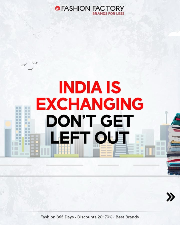 What a haul, India From Mumbai to Bengaluru, the exchange game is going strong. Still holding onto your old fits Visit our nearest store now What a haul, India From Mumbai to Bengaluru, the exchange game is going strong