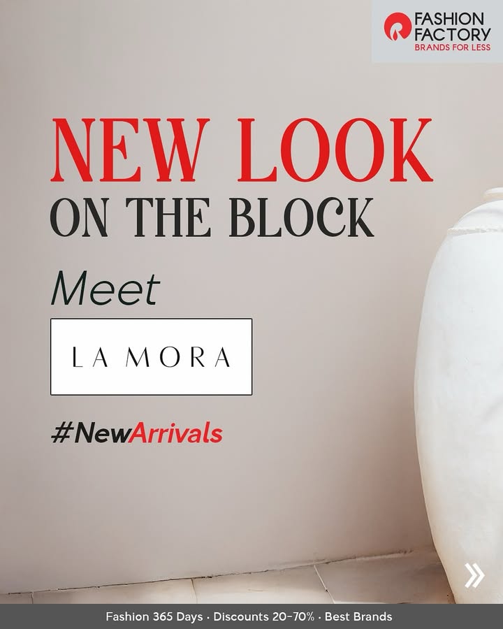 Say hello to Lamora. Timeless, classy, and now at Fashion Factory Get up to 50 OFF. Visit our nearest store and grab the deal now Say hello to Lamora. Timeless, classy, and now at Fashion Factory Get up to 50 OFF