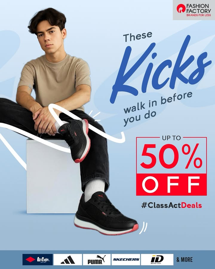 Dont just walk in the class, let your kicks make the entrance for you. Make every step a statement with up to 50 off. Visit your nearest store to grab the deal now Dont just walk in the class, let your kicks make the entrance for you. Make every step a statement with up to 50 off