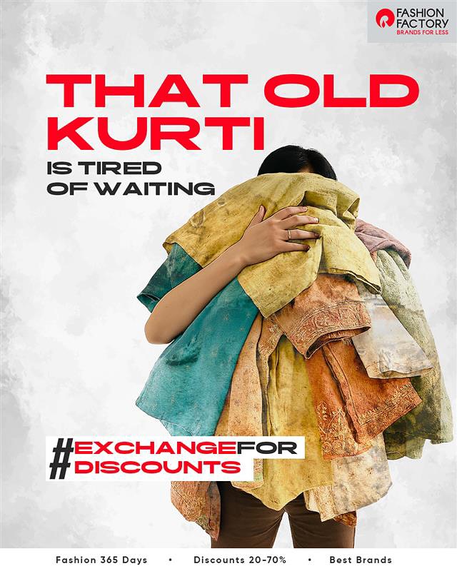 Your old Kurti called shes ready to retire. Let her go and grab discounts that spark joy Visit our nearest store to grab the deals now Your old Kurti called shes ready to retire