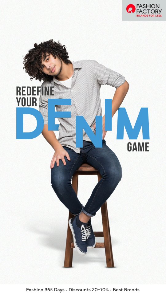 This denim drip is wild. The deals are wilder. Denims at Flat 60 OFF