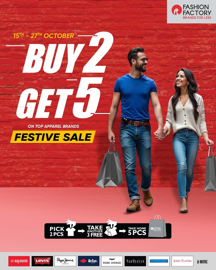 Grab 5 pieces but pay for only 2. Yes B2G5 is back and its bigger than ever Visit our nearest store. T C apply