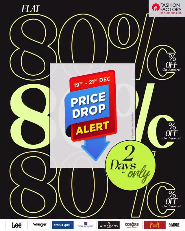 Your fashion upgrade is here minus the hesitation and drama. Flat 80 OFF on apparel