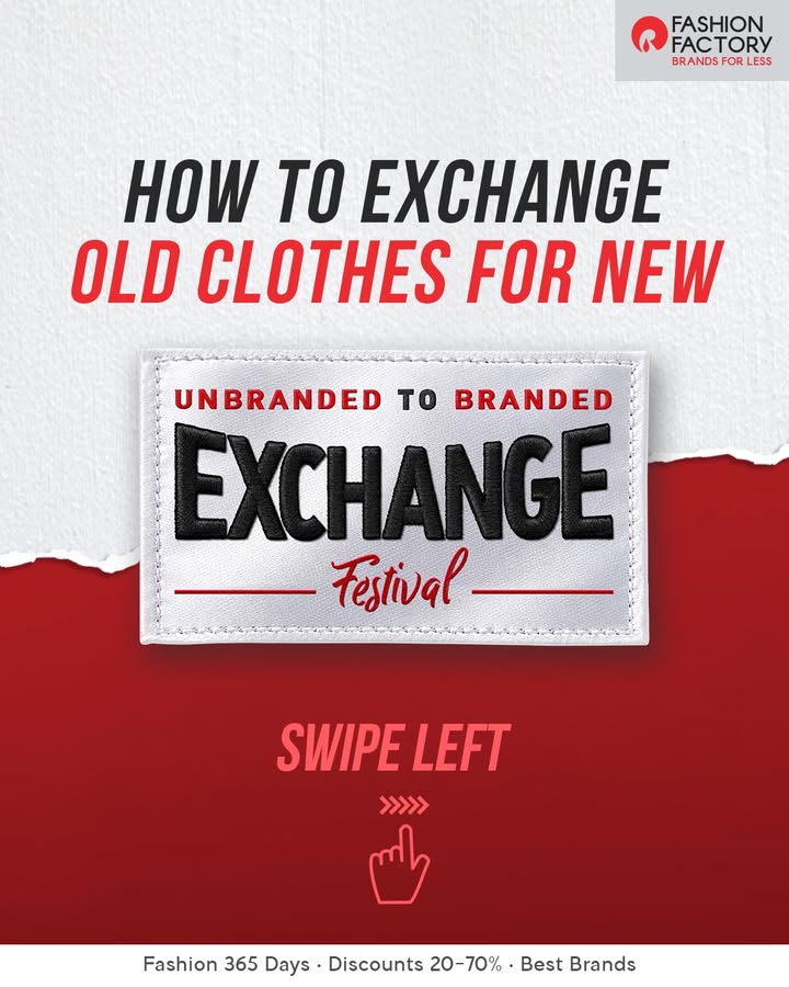 Why hoard when you can upgrade Step 1 Bring old clothes. Step 2 Grab your coupon at the kiosk