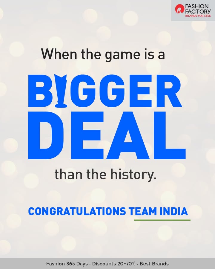 Against the odds. Against history. Against every doubt. But never against belief