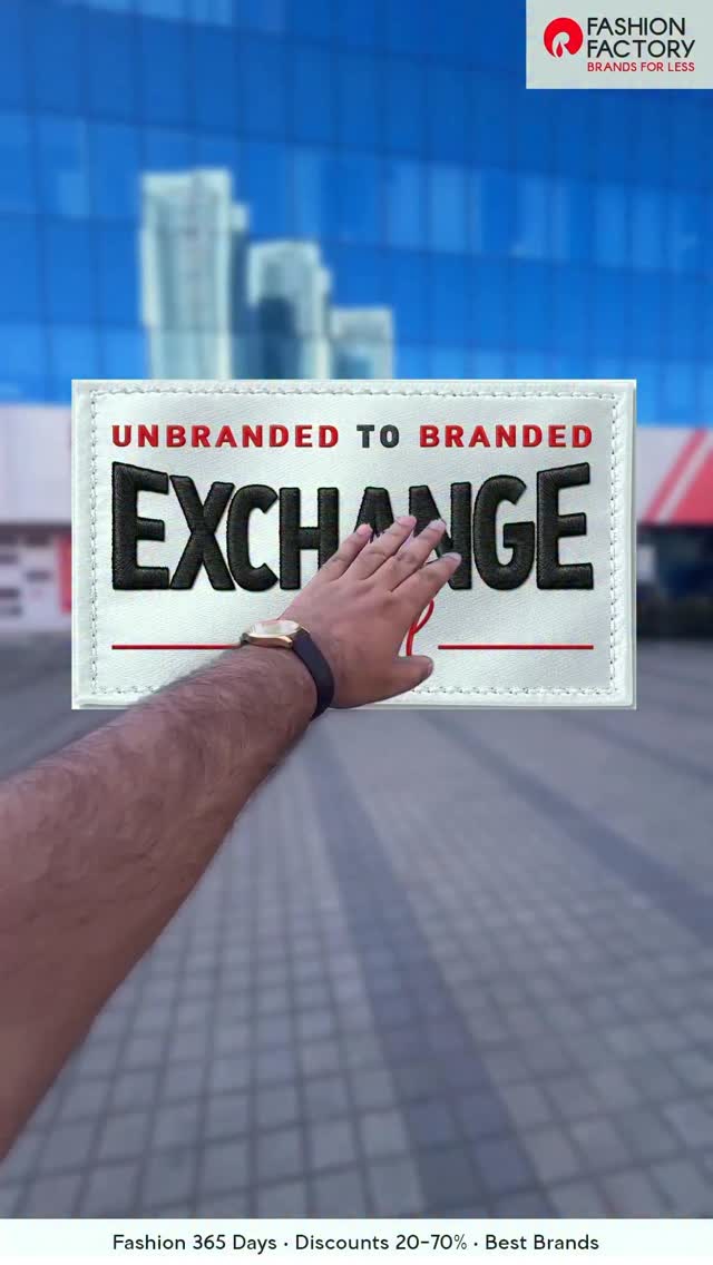 Old clothes out. Brand new style in. The Exchange Festival is here