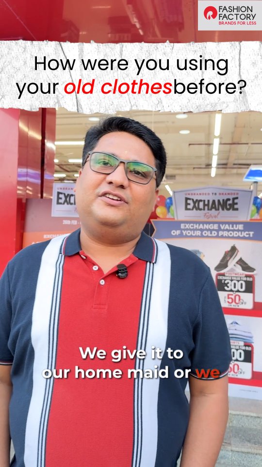 Hear it from the people who upgraded. Bring old. Get new. Exchange smart. Upgrade better. Only at Fashion Factory