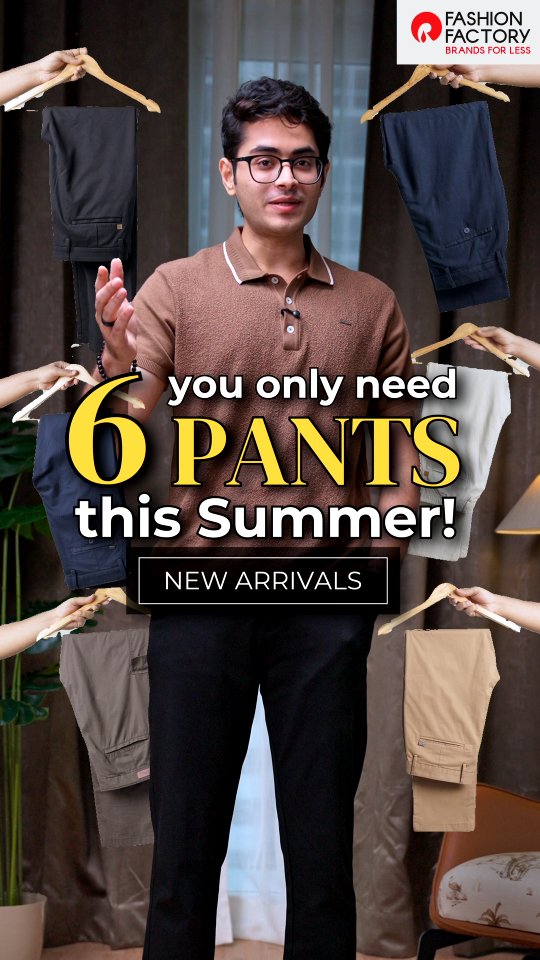 Better pants. Smarter spends. The new arrivals at Fashion Factory is all you need to step up this summer