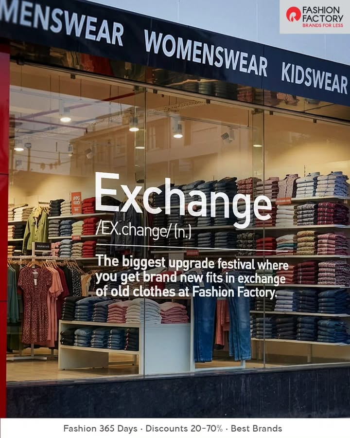 Word of the season Exchange. Meaning Turn yesterday s outfits into today s favourites