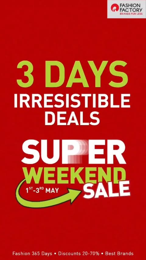 Grab more, brag more. This long weekend, turn every outfit into a steal. Grab the deals that upgrade your look