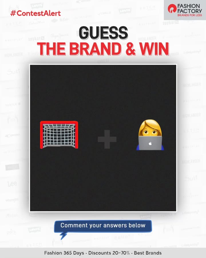 Name the brand. Claim the brag. Think youve got the eye Guess the brand win big 1. Comment your answer 2