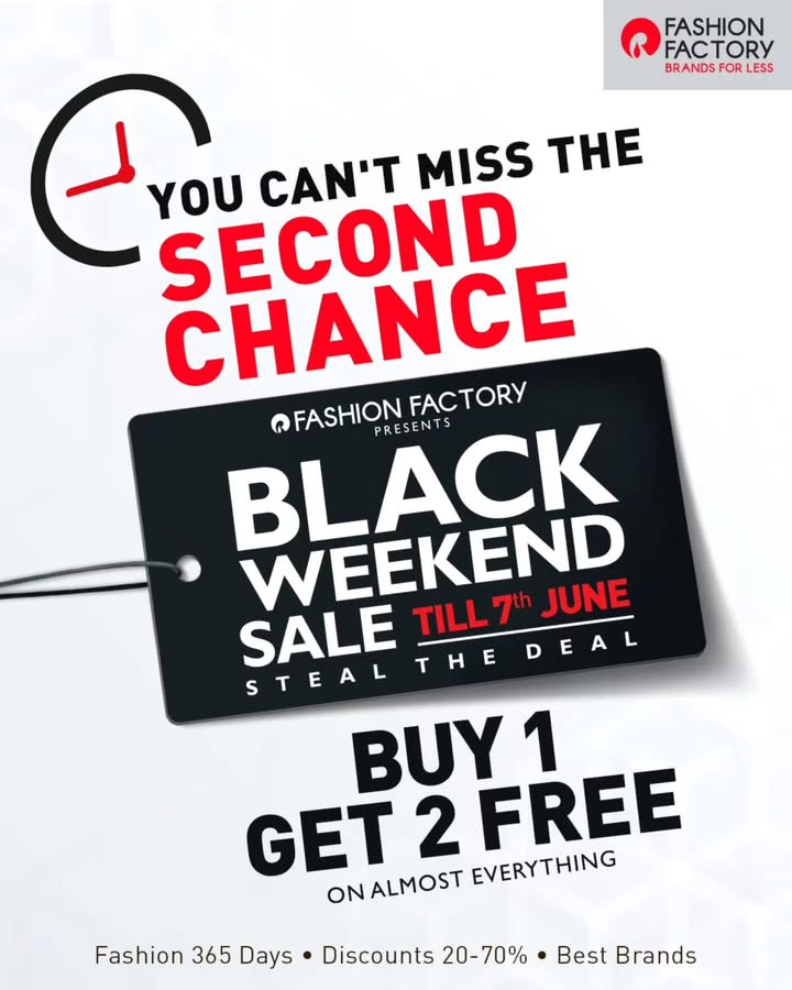 Second chance. Same madness. The racks are waiting, the deal is roaring, and excuses are officially cancelled
