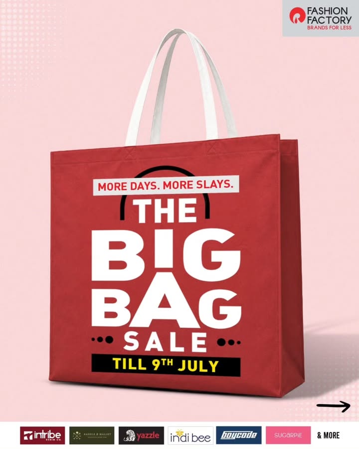 Extra days. Extra deals. Extra big bag feels. More time to pick, plan, and pack in the deals from The Big Bag Sale