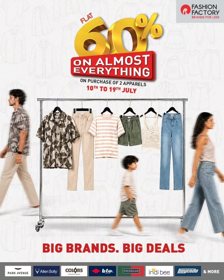 Shop more. Save more. Smile more. The racks are loaded with your favourite brands, and every aisle is calling your name