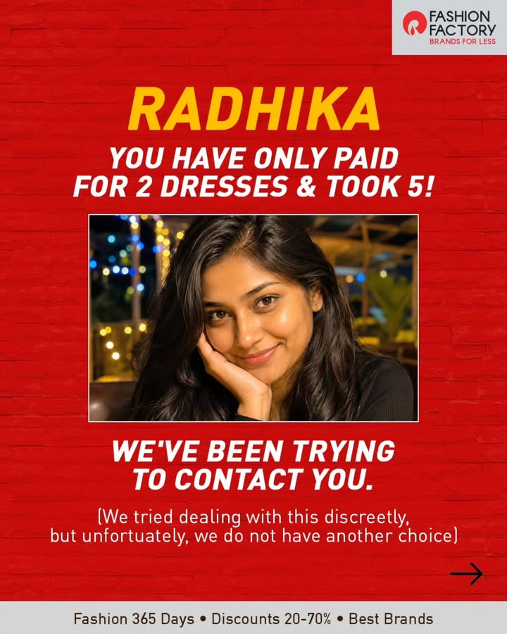 Alert A shopping scam has been detected. The crime Getting way too many fits for way too little