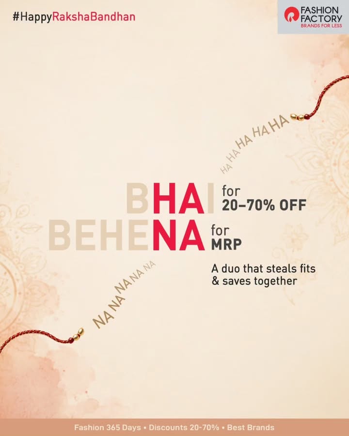 The HA NA duo day This Raksha Bandhan, its all about the ultimate sibling collab stealing fits, saving big ...