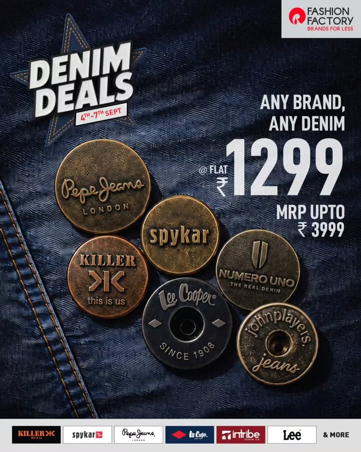 Your favourite denims just got a price tag worth jumping for