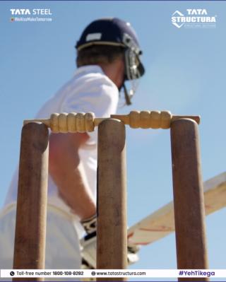 When the match heats up, kaun tikega bolna mushkil hai magar Tata Structura tikega saalon saal tikega TataStructura Yeh...