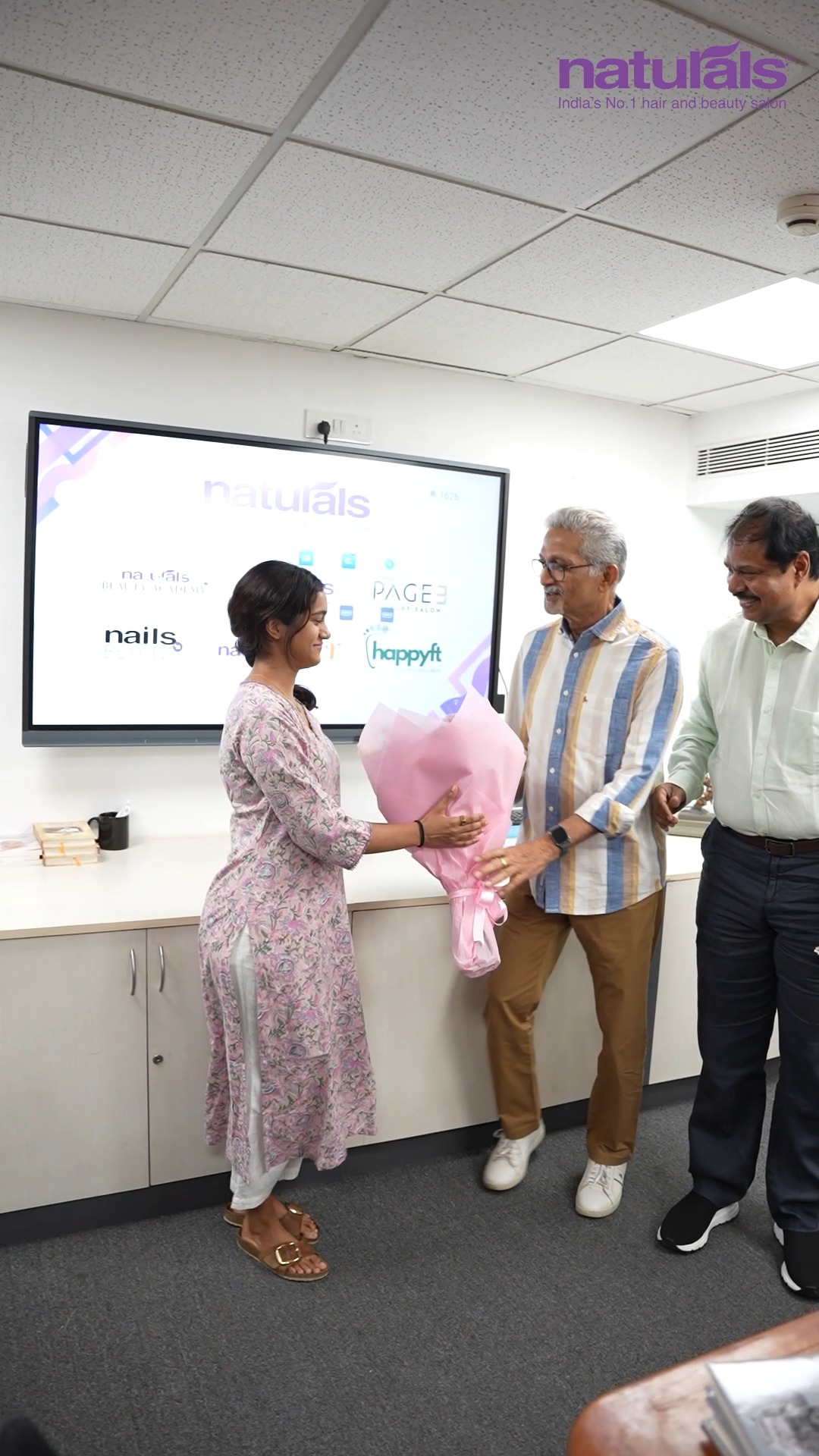 A moment of inspiration at Naturals BS Nagesh, founder of Shoppers Stop, author of the upcoming book Serve, graced us with...