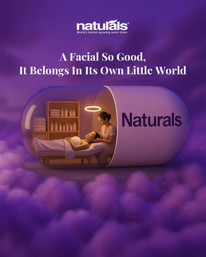 Inside this cocoon of calm, every facial is a dose of joy