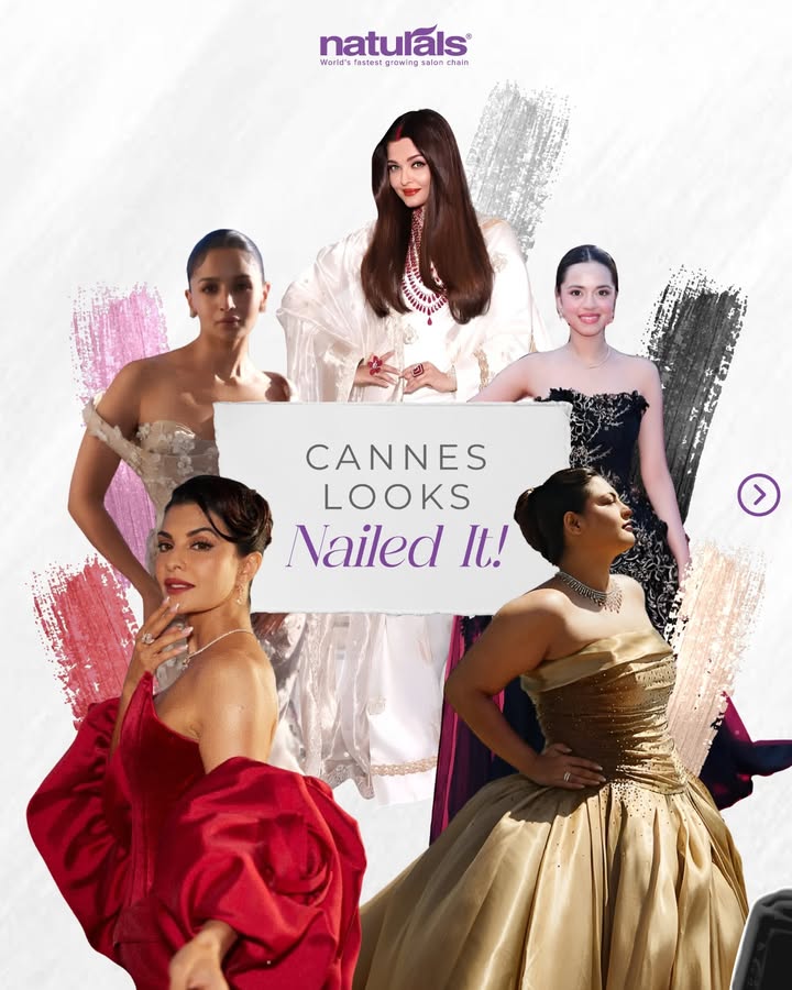 Swipe through to see how we translated the most iconic looks from Cannes2025 into fierce nail art, Naturals style