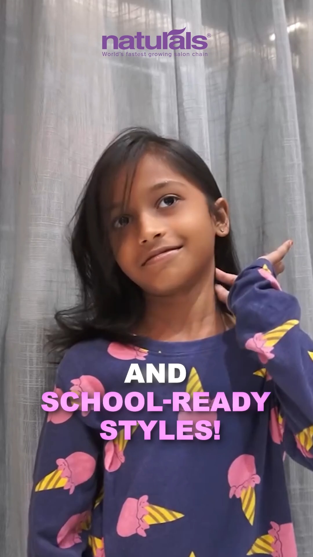 Back to school, but make it stylish Watch these little champs get classroom ready with fresh cuts and big smiles at Natural...