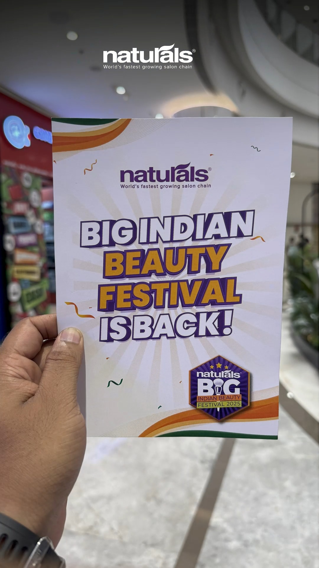 The most awaited festival is back Big Indian Beauty festival is back with unmissable offers Visit your nearest Naturals ...