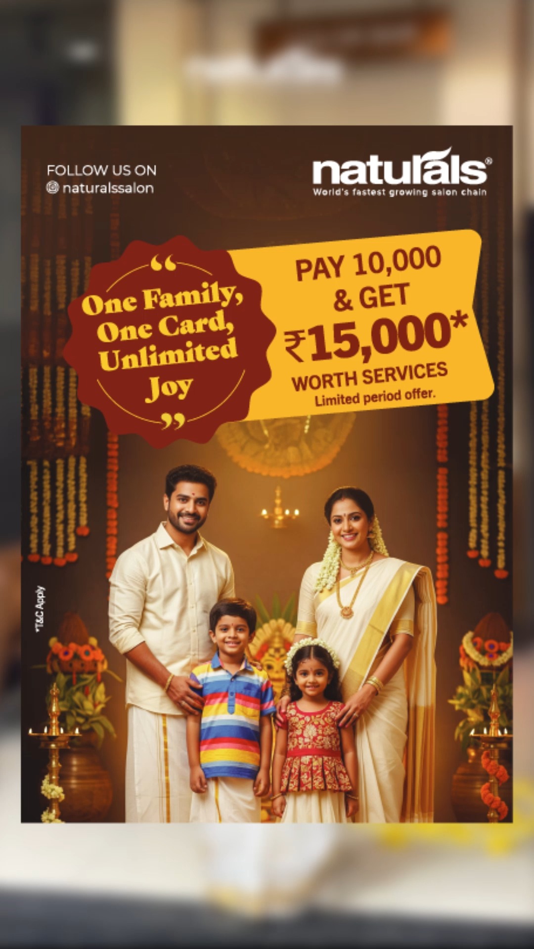 Celebrate Onam in style Get festive ready with our special makeover combo Saree Draping, Light Makeup Hairstyling at ...