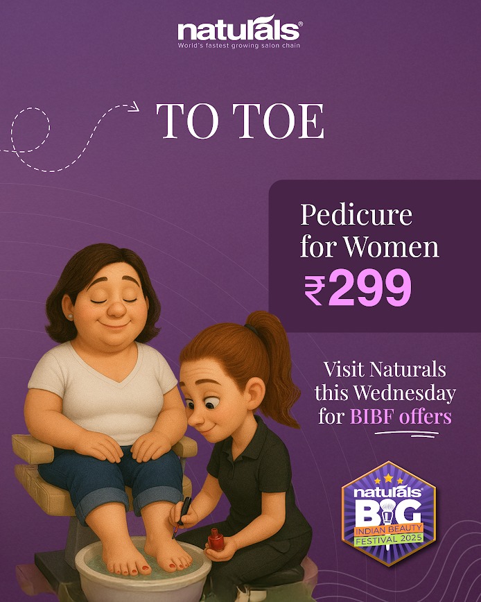 Unwind from head to toe this Wednesday Head massage for men at 199 Pedicure for women at 299 Book your appointment n...