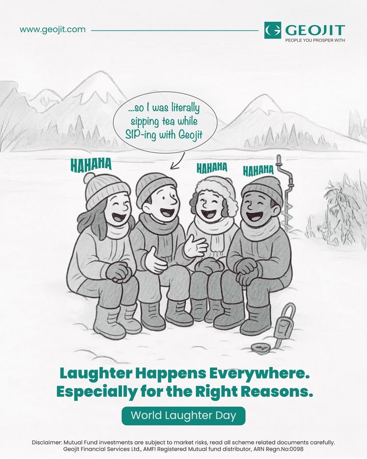 It s World Laughter Day, and it s the perfect time to appreciate your investments through Geojit It s World Laughter Day, and it s the perfect time to appreciate your investments through Geojit