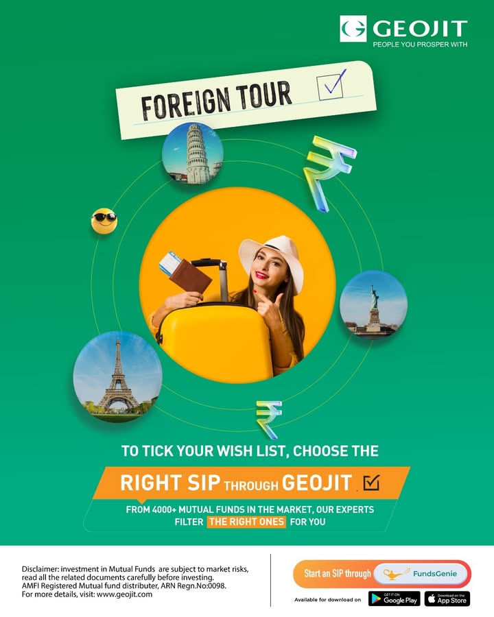 Dreaming of a foreign tour Whether its Paris, New York, or Rome let your investments fund your next adventure. With Geojit, planning your dream trip is just a SIP away. Choose the right SIP. To start SIP click here https fundsgenie Dreaming of a foreign tour Whether its Paris, New York, or Rome let your investments fund your next adventure
