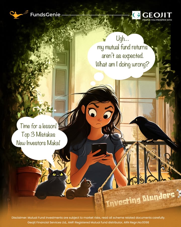 Investing in mutual funds but not sure what to avoid Let Meowtual Funz school you on the top 3 mistakes new investors make Swipe to learn and tag a friend who needs this Simple, guided, and stress free investing begin y... Investing in mutual funds but not sure what to avoid Let Meowtual Funz school you on the top 3 mistakes new inves...