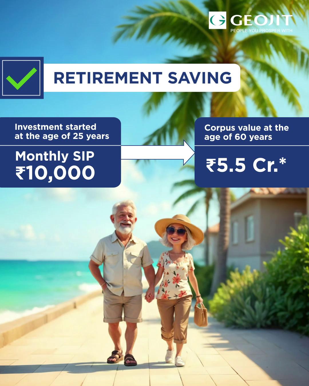 Dreaming of a stress free retirement It s never too early to start planning Discover how a Systematic Investment Plan SI...