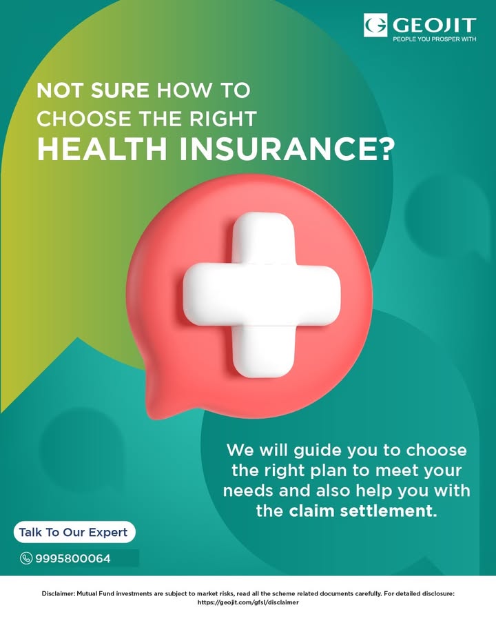 Navigating through health insurance options can be overwhelming. Geojit will guide you to choose the perfect plan tailored to your needs and ensure your claims settlement process is as seamless as can be Navigating through health insurance options can be overwhelming