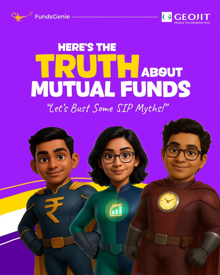 Still believing SIP myths Swipe through as our superheroes bust the most common ones. Because smarter investing starts with the right knowledge Still believing SIP myths Swipe through as our superheroes bust the most common ones