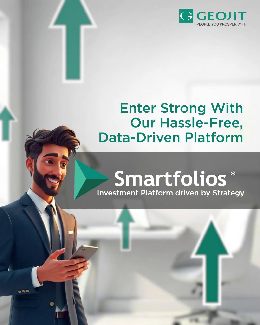 Ready to make smarter investment choices Look no further Presenting Smartfolios by Geojit curated baskets of stocks