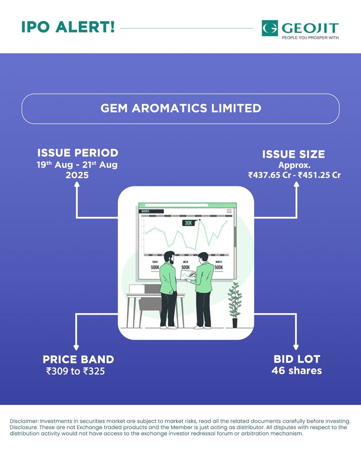 GEM Aromatics Limited manufactures specialty ingredients, including essential oils, aroma chemicals, and Value Added Derivatives in India, with over two decades of experience GEM Aromatics Limited manufactures specialty ingredients, including essential oils, aroma chemicals, and Value Added Derivat...