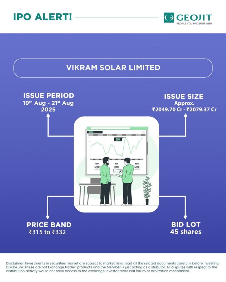 Vikram Solar Ltd is the one of India s largest solar photo voltaic PV modules manufacturers in terms of operational capacity, with more than 17 years of experience in the industry Vikram Solar Ltd is the one of India s largest solar photo voltaic PV modules manufacturers in terms of operational capa...