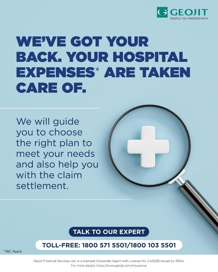 Navigating through health insurance options can be overwhelming. Geojit will guide you to choose the perfect plan tailored to your needs and ensure your claims settlement process is as seamless as can be. For more details https wwww.geojit Navigating through health insurance options can be overwhelming