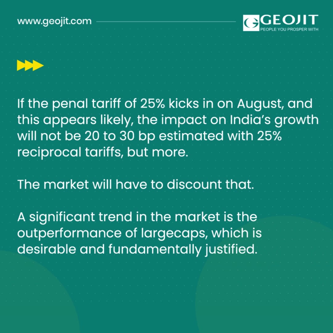 The headwinds for the market from Trump tariffs will weigh on markets constraining the rally of the last 6 days