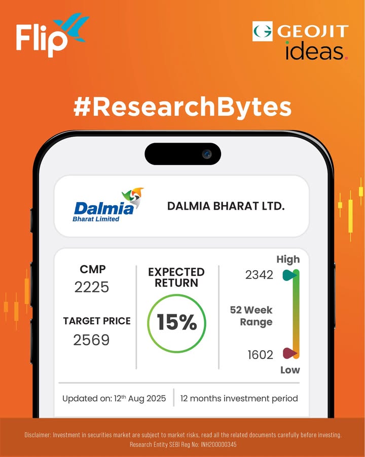 Dalmia Bharat Ltd. DBL is one of Indias largest cement companies, with a capacity of 49.5MT mainly focusing on South 17MT and East North East 32.5MT . For detailed research recommendations. Visit https tinyurl Dalmia Bharat Ltd. DBL is one of Indias largest cement companies, with a capacity of 49