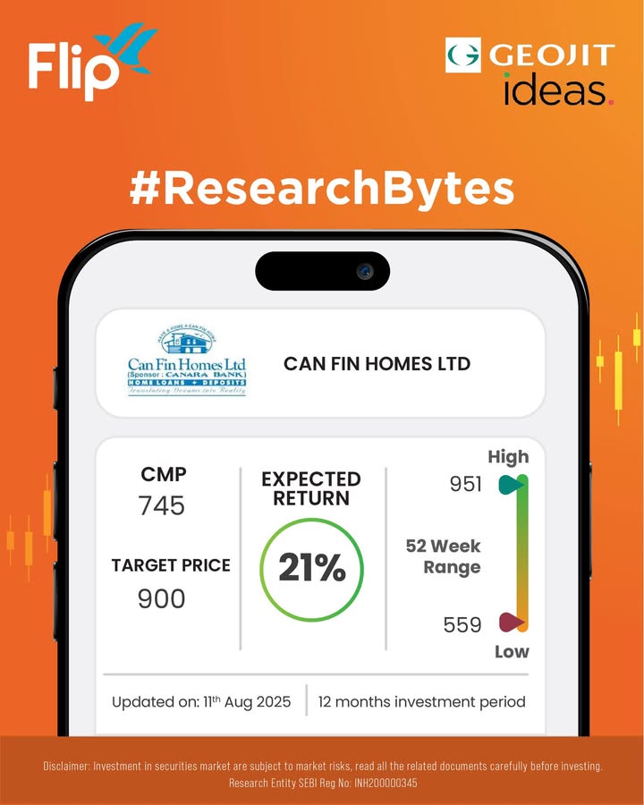 Can Fin Homes Ltd. CANF is the housing finance arm of Canara Bank