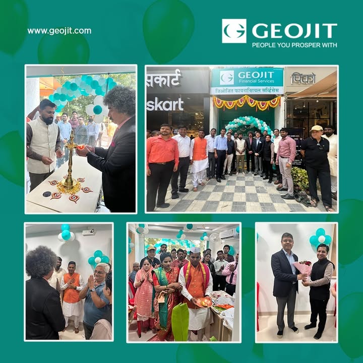 Were delighted to announce the inauguration of our branch at New Panvel, Mumbai. The branch was inaugurated by Gaurang H. Shah, Head Investment Strategist, Geojit and Vijay Pratap Singh, Head Distribution and Third Party Business, Geojit Were delighted to announce the inauguration of our branch at New Panvel, Mumbai. The branch was inaugurated by Gaurang H