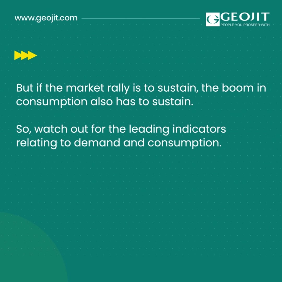  There are three favourable factors which can assist the ongoing rally in the market