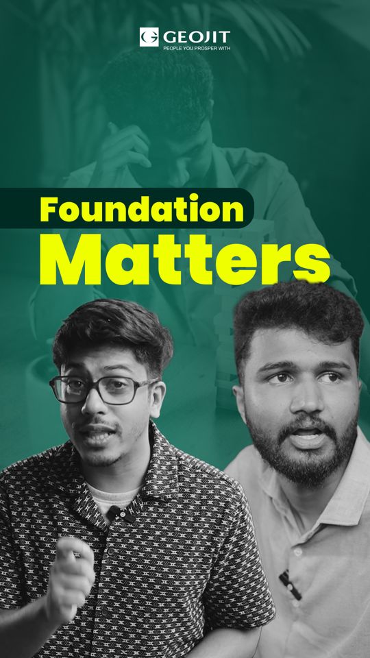 At Geojit, we help you rebuild your finances the right way...patiently, steadily, and with expert support at every step