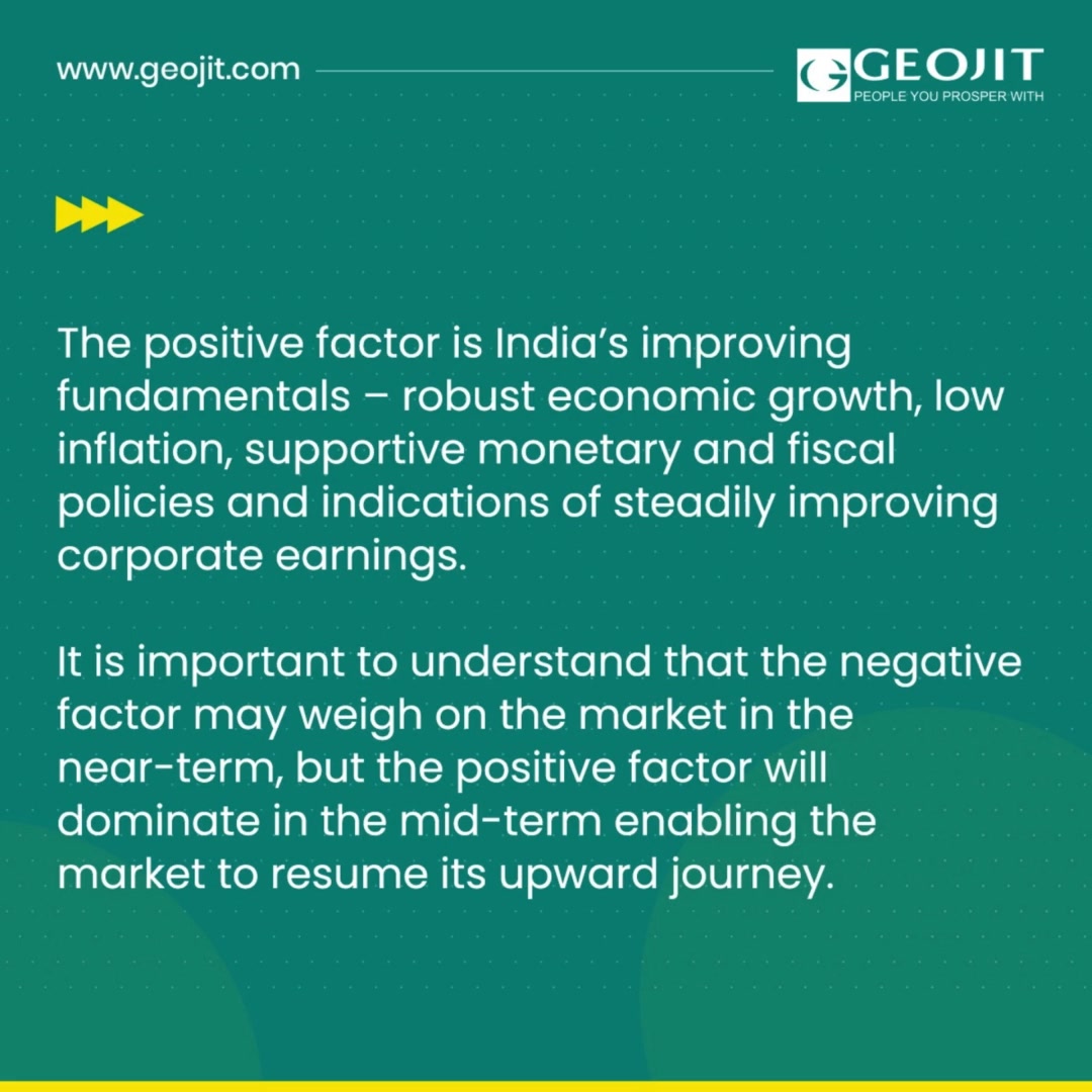  Market is currently in the midst of two opposing forces one negative and the other positive